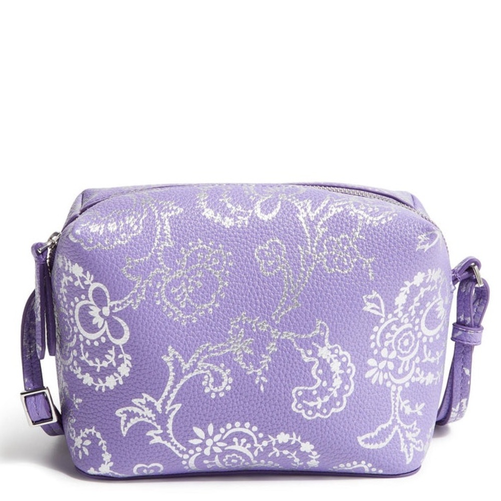 Vera Bang Camera Bag Crossbody in Faux Leather